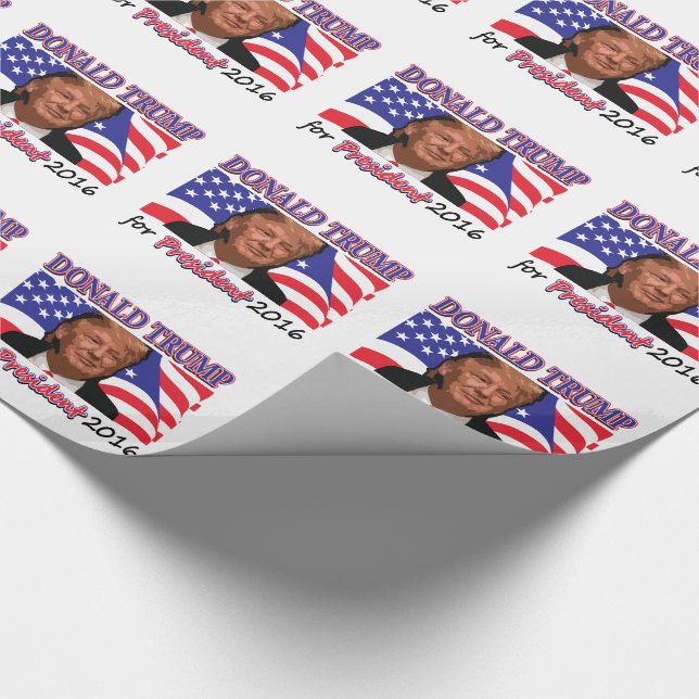 Papel De Regalo Donald Trump (Esquina)