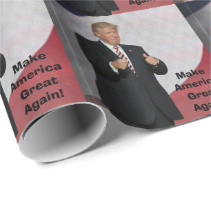Papel De Regalo ¡Donald Trump - haga América grande otra vez!