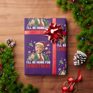Papel De Regalo Donald Trump: Hogar para Navidades