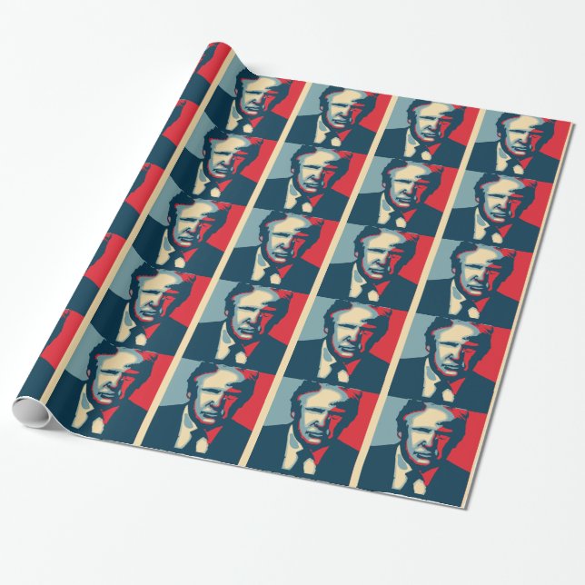 Papel De Regalo donald trump nope (Desenrollado)