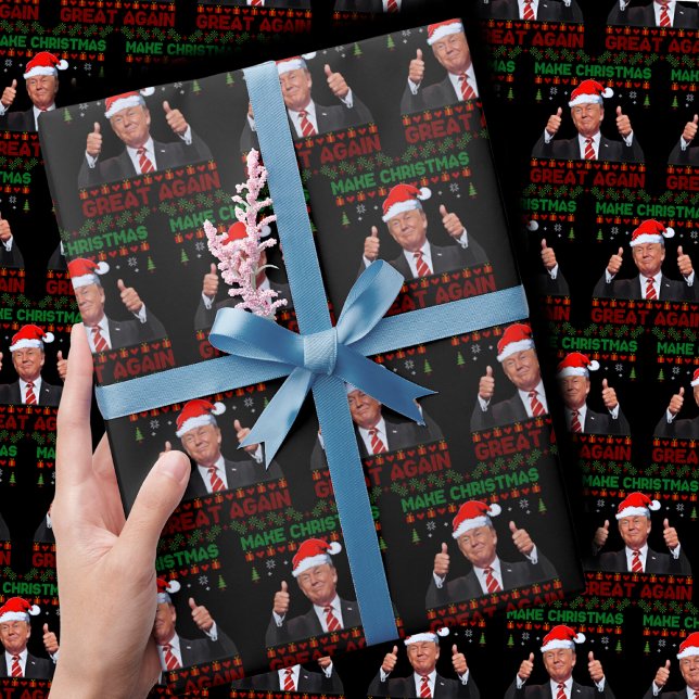 Papel De Regalo Donald Trump vuelve a hacer grandes Navidades (Subido por el creador)