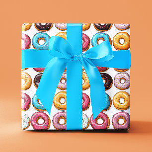 Papel De Regalo Donas Coloridas Divertidas