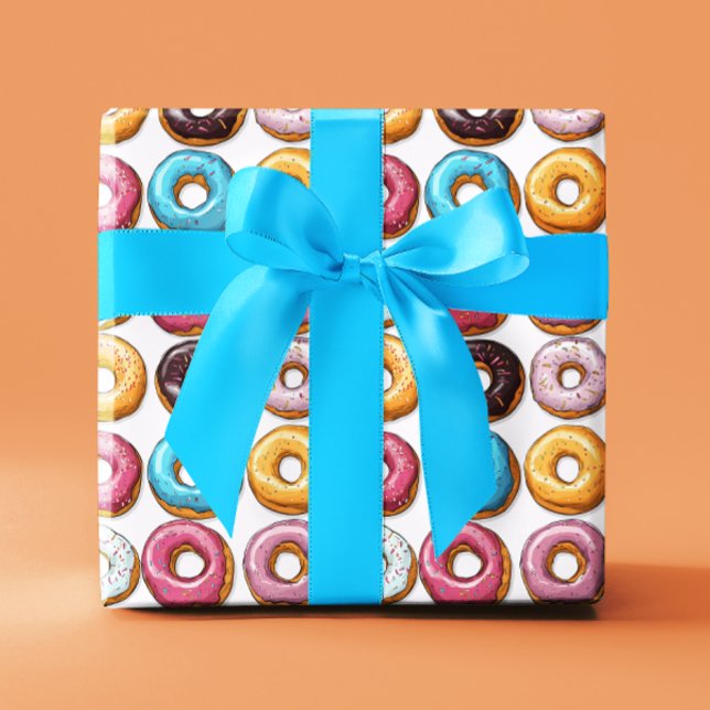 Papel De Regalo Donas Coloridas Divertidas (Subido por el creador)