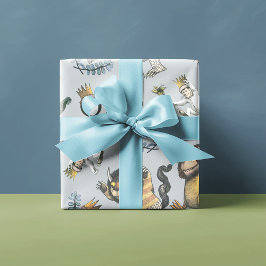 Papel De Regalo Donde viven las cosas salvajes 1er Cumpleaños