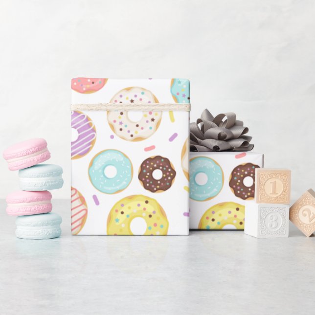 Papel De Regalo Donut Fiesta  (Baby Shower)