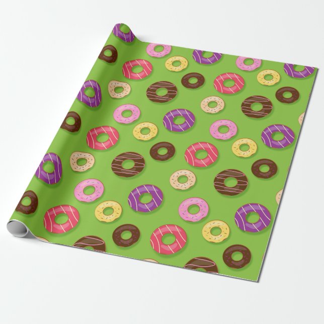 Papel De Regalo Donuts (Desenrollado)