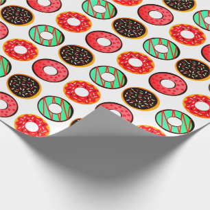 Papel De Regalo Donuts coloridos de escarcha