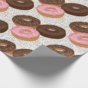 Papel De Regalo Donuts con Fiesta de espolvorines