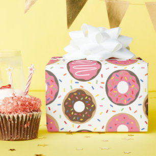 Papel De Regalo Donuts de rociadores rosados