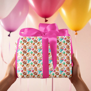 Papel De Regalo Donuts y helados