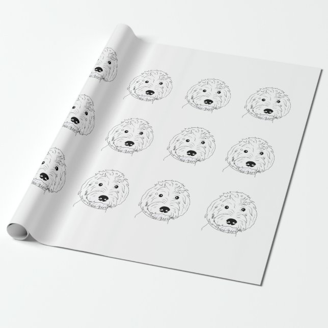 Papel De Regalo Doodle (Desenrollado)