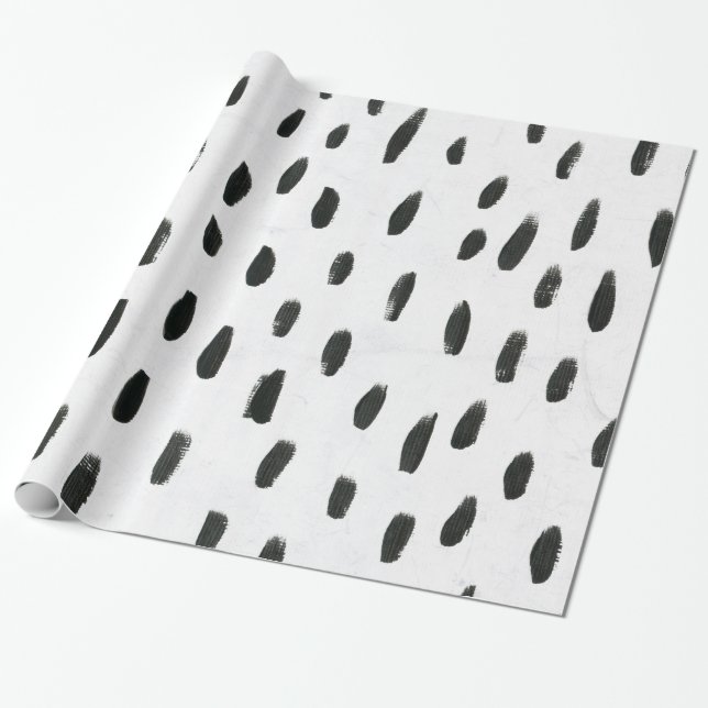Papel De Regalo doodle dibujado mano (Desenrollado)