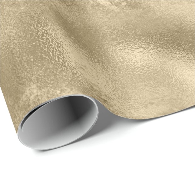 Papel De Regalo Dorado antiguo            (Esquina del rollo)