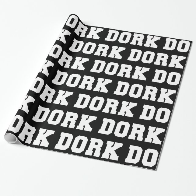 PAPEL DE REGALO DORK (Desenrollado)