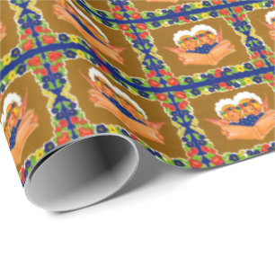 Papel De Regalo dos ángeles cantando