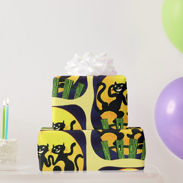 Papel De Regalo Dos gatos negros (Subido por el creador)
