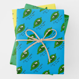 Papel de Regalo Dos Guisantes En Una Vaina