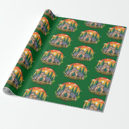 Papel De Regalo Dos lobos