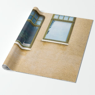PAPEL DE REGALO DOS VENTANAS DE VIDRIO DE MARCO GRIS