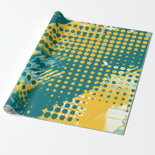 Papel De Regalo Dotwave retro