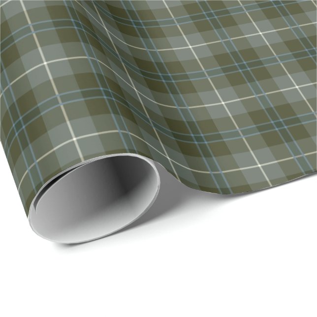 Papel De Regalo Douglas Clan Weathered Tartán (Esquina del rollo)