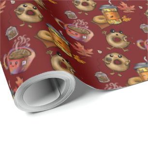 Papel De Regalo Douglas y té adorables