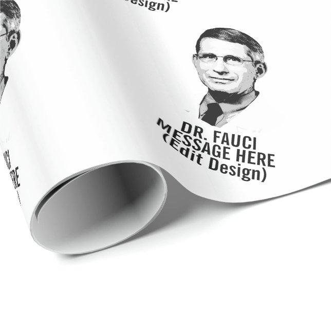 PAPEL DE REGALO DR. FAUCI (Esquina del rollo)
