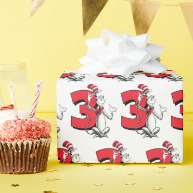 Papel De Regalo Dr. Seuss - Caracteres | Cumpleaños de los niños (Fiesta de cumpleaños )