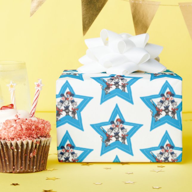 Papel De Regalo Dr. Seuss | Gráfico de Gorras de Little Cats USA (Fiesta de cumpleaños )