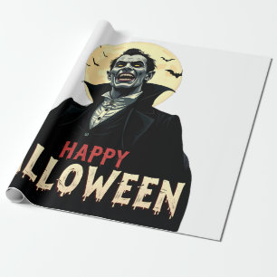 Papel De Regalo Drácula te desea una noche aterradora