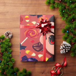 Papel De Regalo Drácula y marea para Halloween