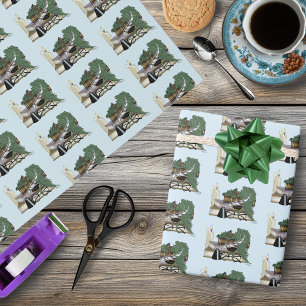 Papel De Regalo Dragón Durmiente Caprichoso Verde Acogedor Amante 