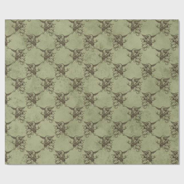 Papel De Regalo Dragón mítico (Superficie plana)