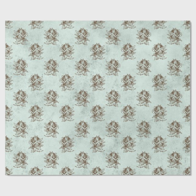 Papel De Regalo Dragón mítico (Superficie plana)