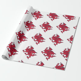 Papel De Regalo Dragón rojo de Welsh//Wales