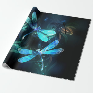 Papel De Regalo Dragonflies