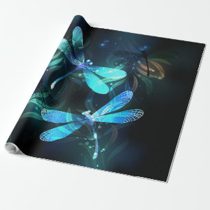 Papel De Regalo Dragonflies