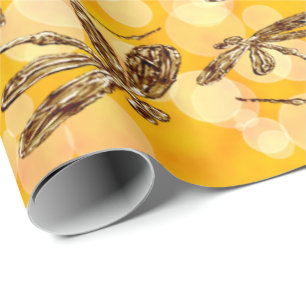 Papel De Regalo Dragonfly Sunshine