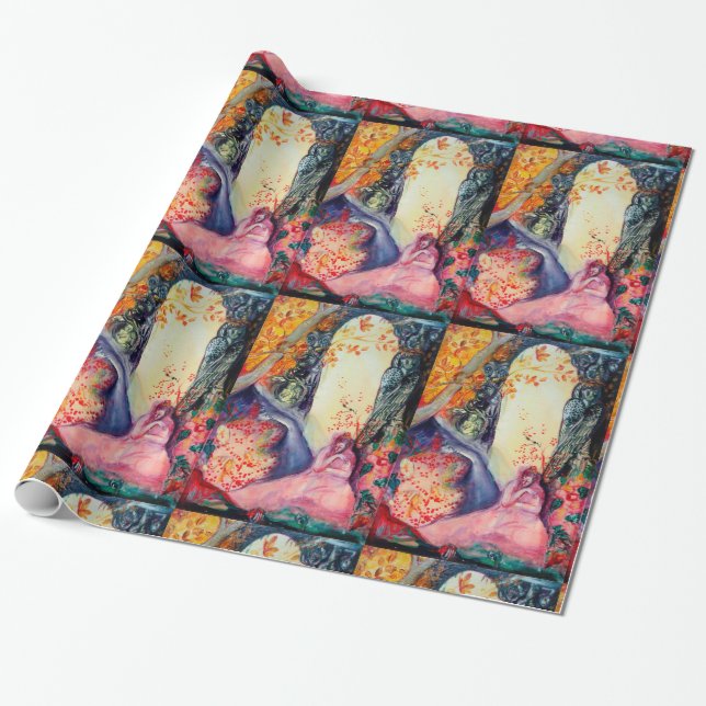 Papel De Regalo DREAM GOLDEN / Jardín Zen de Meditación Yoga (Desenrollado)