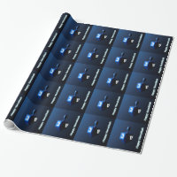 Dreidel azul brillante
