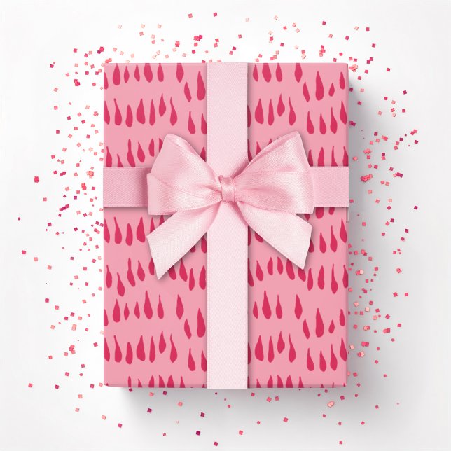 Papel De Regalo Drizzle Dot in Bright Pink (Subido por el creador)