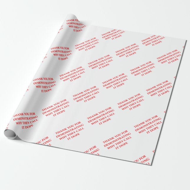 Papel De Regalo droga (Desenrollado)