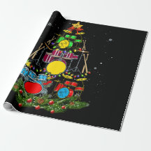 Drummer Santa Navidades Gire Drum Drummer Xmas