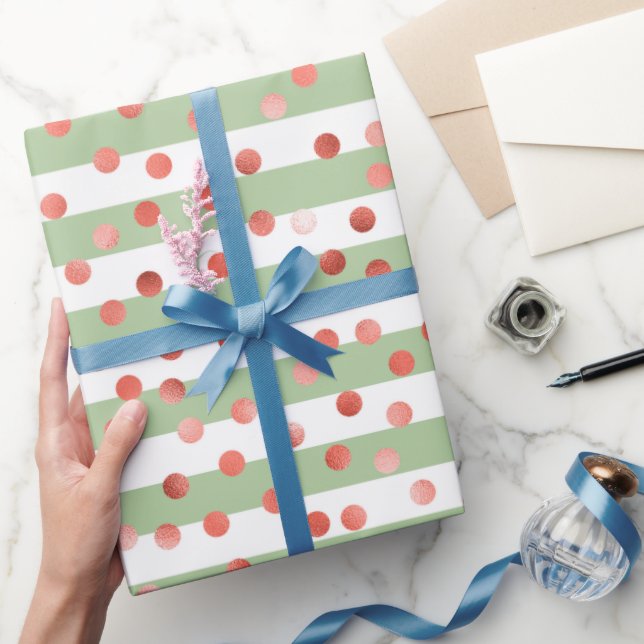 Papel De Regalo Ducha de bebé con patrón de fresa (Regalar)