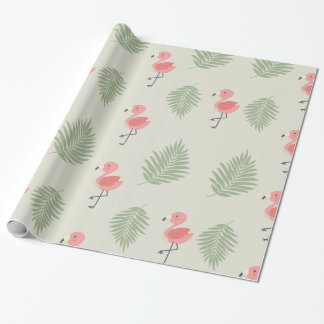 Papel De Regalo Ducha de bebé Cute Flamingo