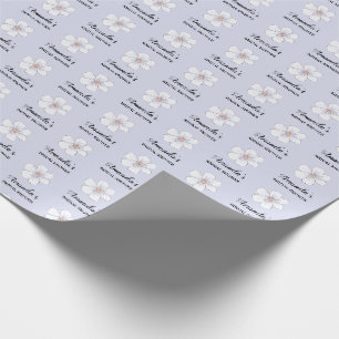Papel De Regalo Ducha de novia floral de lavanda