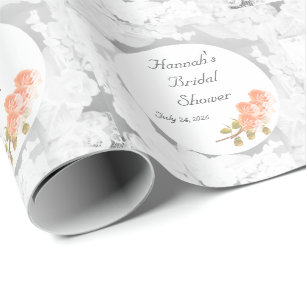 Papel De Regalo Ducha de Novia Personalizable