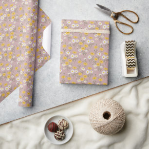 Papel De Regalo Ducha de novia rosa manzanilla