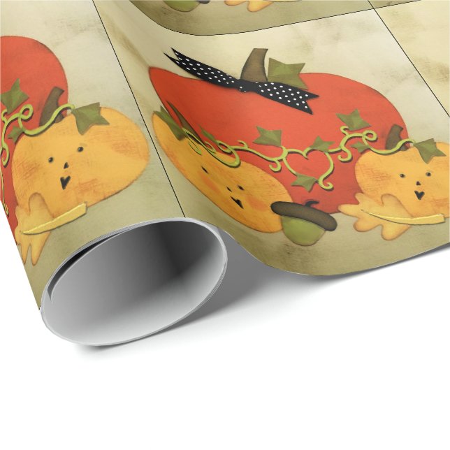 Papel De Regalo Ducha de novias de Halloween de octubre (Esquina del rollo)