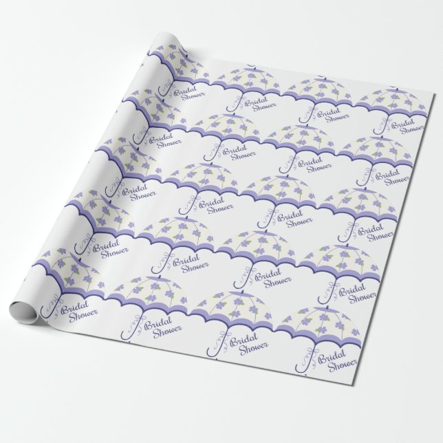 Papel De Regalo Ducha nupcial (Desenrollado)